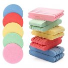 120Pcs Compressed Facial Sponges, 5 Colors Face Cleansing & Exfoliating Pads
