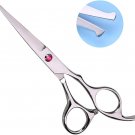 Kids Hair Cutting Scissors Set, 6.5" Safety Round Tip Hairdressing Shears Kit