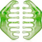 2 Pcs Jade Gua Sha Combs, Stone Scalp Massage & Facial Scraping Tools, Elegant Style