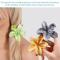 4PCS Flower Claw Clips, Hawaiian Plumeria Hair Clips, Tropical Hair Accessories