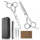 Professional Hair Cutting Scissors Kit with Thinning Shears, Comb & Case Professional Hair Cutting Scissors Kit with Thinning Shears, Comb & Case