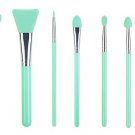 7 Pcs Silicone Brush Applicator Set for UV Resin, Epoxy Crafts & Makeup Products