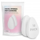 18 Pack Gentle Facial Sponges for Cleansing and Exfoliating Skin