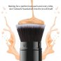 Retractable Travel Kabuki Brush for Foundation Powder and Liquid Makeup