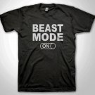 BEAST MODE ON funny workout gym exercise weigthlifting shirt