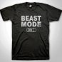 BEAST MODE ON funny workout gym exercise weigthlifting shirt