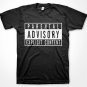 Parental Advisory Explicit Content Funny Hip Hop Black T-shirt