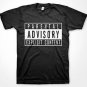 Parental Advisory Explicit Content Funny Hip Hop Black T-shirt