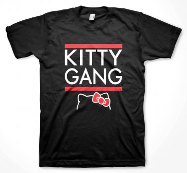 Kitty Gang Hello Swag Hip Cool Black T-shirt