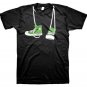 Cool Green Converse Shoes Around Neck Black Funny T-shirt Step Brothers Movie