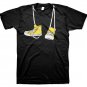 Cool Yellow Converse Shoes Around Neck Black Funny T-shirt Step Brothers Movie