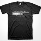 Sarcasm Loading Funny Cool Hip Black T-shirt
