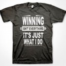 Winning Attitude Slogan T-shirt Funny Cool Winning Slogan Shirt