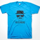 Heisenberg Sketch Walter White Breaking Bad Sapphire Blue Men's T-shirt shirts