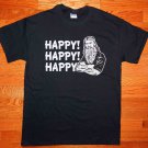 Duck Dynasty T-shirt Happy Happy Hap-Pay Phil Robertson fan shirts Black