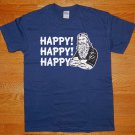 Duck Dynasty T-shirt Happy Happy Hap-Pay Phil Robertson fan shirts Navy Blue