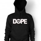 Dope Diamond hOODIE Hip Hop Streetware Swag Black Hooded Sweatshirt Adult SMALL