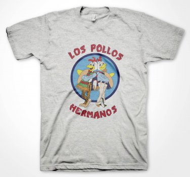 Los Pollos Hermanos Breaking Bad Heisenberg T-shirt Sports Grey Adult 2XL