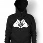 Mickey Hands Diamond Hoodie Dope Cool Hip Hop Streetwear Hooded Sweatshirt Adult 3XL