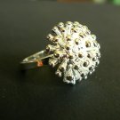 CHunky silver ring modern ring