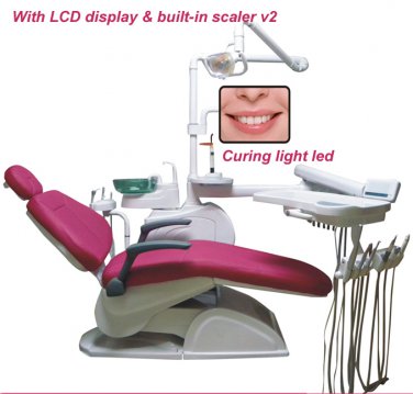 Advance Complete Dental Chair Treatment Unit with accessories & air compressor