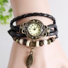 Fashionable Leather Wrap Watch