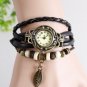 Fashionable Leather Wrap Watch
