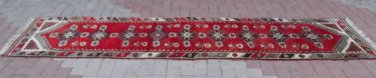 Turkish Antalya Runners Handwoven Rug 31,5''x121,3'' (80cm x 308cm)