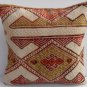 MODERN Turkish Bohemian Home Decor,Handwoven Turkish Kilim Pillow Cover 16" X 16"