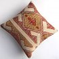 MODERN Turkish Bohemian Home Decor,Handwoven Turkish Kilim Pillow Cover 16" X 16"