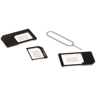 Merry Bird Nano Sim Adapter Restored Micro Sim Card 3 in 1 Interconversion for iPhone