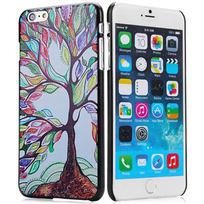 Stylish Colorful Tree Pattern Style Plastic Protective Case Cover for iPhone 6 Plus - 5.5 inches