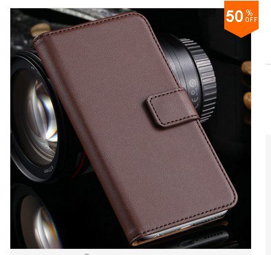 Leather Cover for iphone 6, 4.7'' Case Flip Open Stand Holder Card Slot (Color 4)