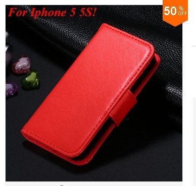 Photo Frame Flip PU Leather Cover Case For Iphone 5 5S ( COLOR 7