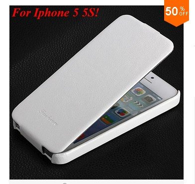 Luxury Retro PU Leather Case For iphone 5 5S 5G Flip Crazy Horse Cover ( color 2