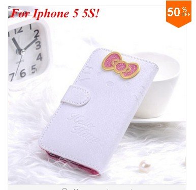 PU Leather Case for iphone 5 5s 5g With Card Slot (color 2
