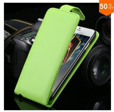 New Coming Flip Case For Iphone 6 5.5'' PU Leather Phone Shell With Smart Buckle (color 4