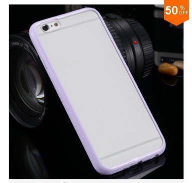 Mat PC + TPU Clear Case For Iphone 6 4.7'' Cover Transparent Back (color 5