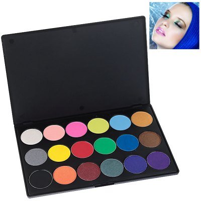 Multifunction Rectangle Box Makeup 18 Colors Eye Shadows Palette for Ladies