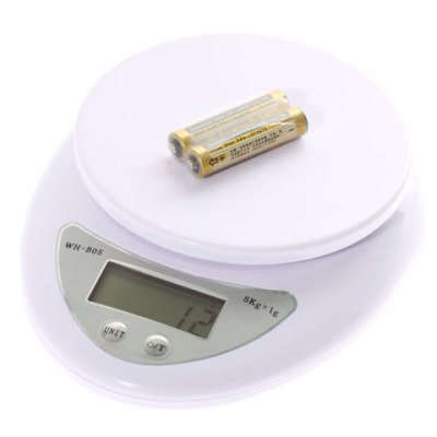 WH-B05 Portable Electronic Digital Kitchen Scale(5KG-1G)-White