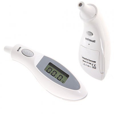2.2 Inch TFT Cover Free Design Infrared Ear Thermometer ET-100B (White)