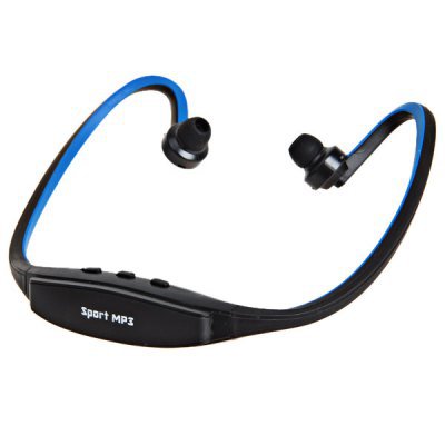 Wireless Headset Sport MP3 Music Player with TF Card Slot