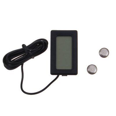TPM-10 Portable Mini Temperature Measuring for Refrigerator Chiller (Black)