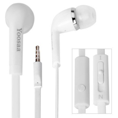 Yoosaa Noodle Style High Performance Earphone ( with Mic ) for iPhone , Samsung Galaxy S4 i9500