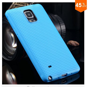 Soft Case For Samsung Galaxy Note 4 IV 5.7'' Cover! ( COLOR BLUE