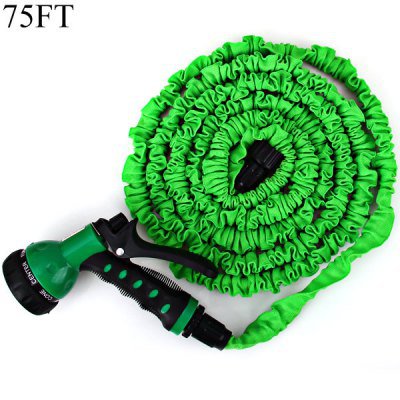75FT Soft Garden Watering Tool Multifunctional Flexible Expandable Pocket Hose with 7-in-1 Spray Gun