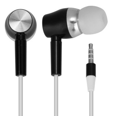 S039 Luminous Cable Sweet Proof Deep Bass Stereo Earphone with MIC and Music Control Button ( black