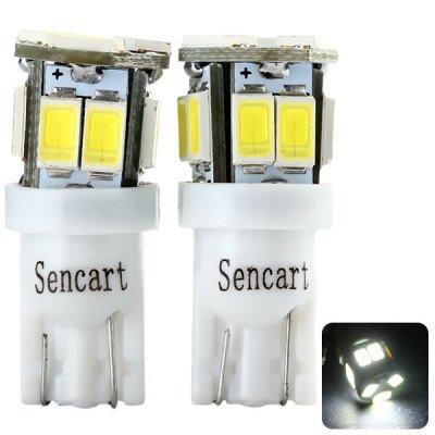 2pcs Sencart T011 T10 3W 80 - 120lm White Light 11 SMD 5730 LEDs Car Reading Light (12 - 16V)