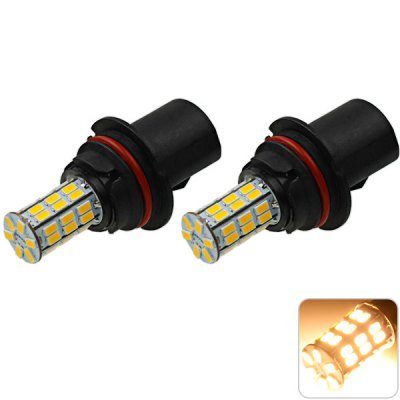 Sencart 9007 SMD 5730 42 LEDs 20W Warm White Light Car Headlight Fog Light 1500LM DC 12 - 16V