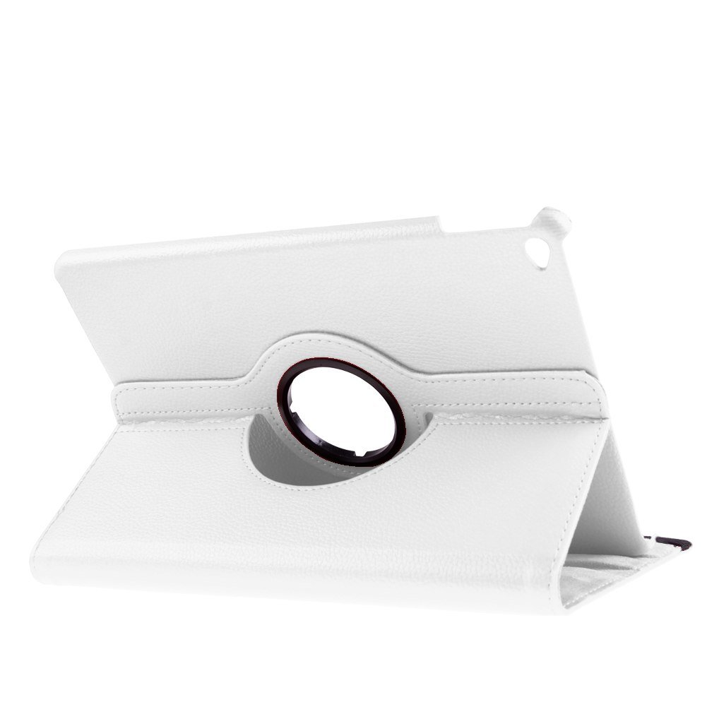 For Apple iPad Air 2 6th Smart Cover 360 Rotating Folio Flip Stand Case Cover ( COLOR WHITE